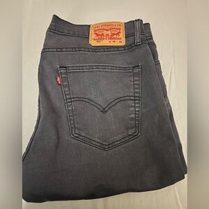 Levi's Men's Straight Jeans - Dark Gray